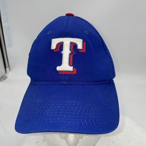 Texas Rangers Hat Cap Adjustable MLB Genuine Merchandise Youth Size  Blue